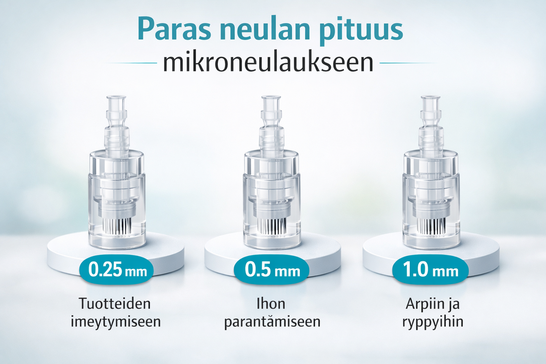 Paras neulan pituus mikroneulaukseen – täydellinen opas (2026)