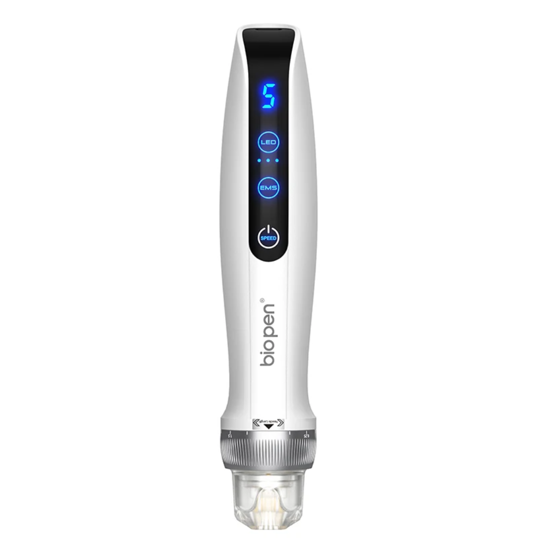 Bio Pen Q2 3-in-1 Mikroneulauskynä LED-valolla ja Mikrovirralla | Dr. Pen